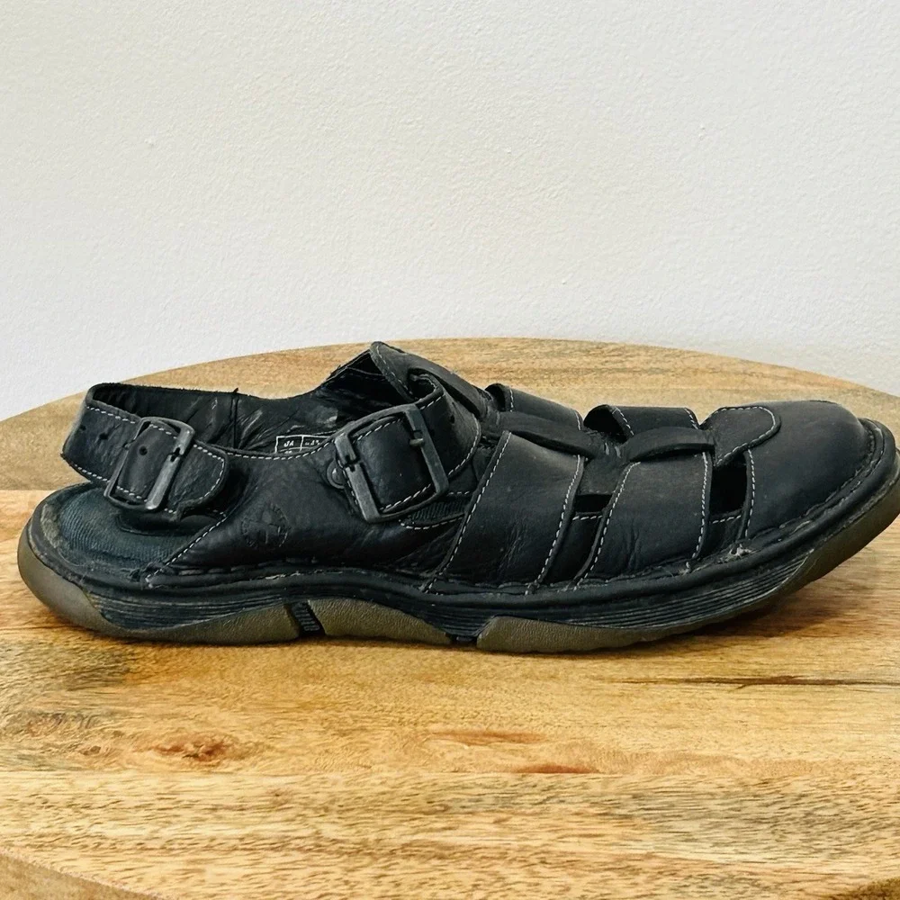 Vintage Y2K Dr. Martens Nick Sandal Men's Size 12 11687 Black Leather Fisherman
